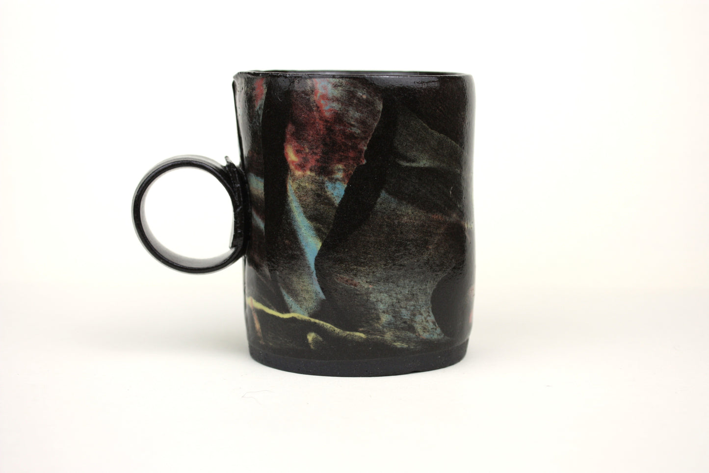 Aurora Borealis straight sided small mug