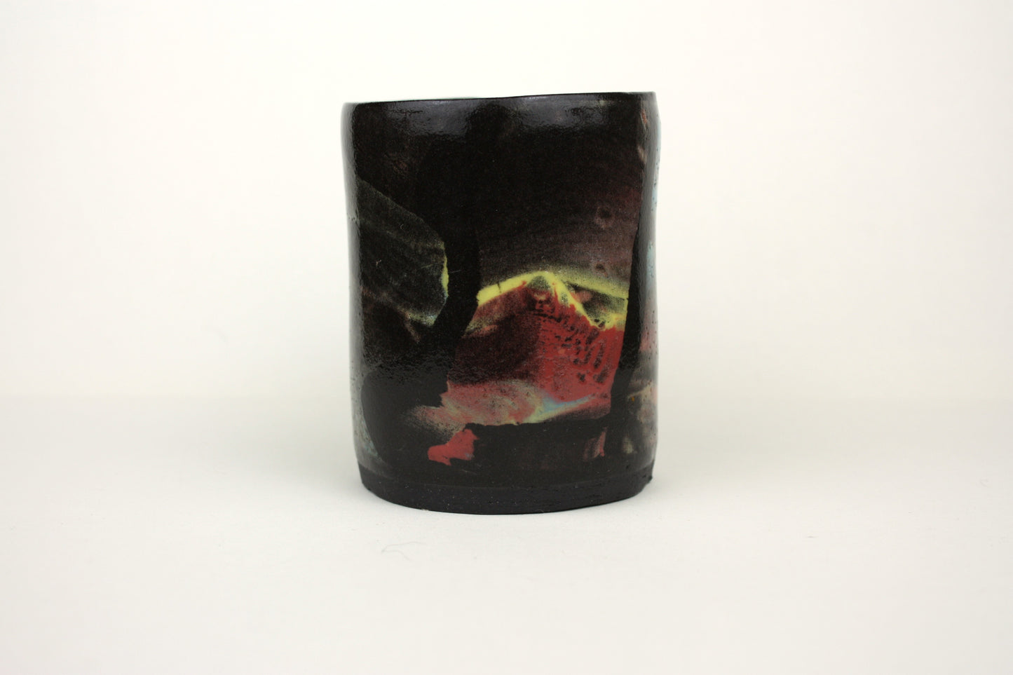 Aurora Borealis straight sided small mug