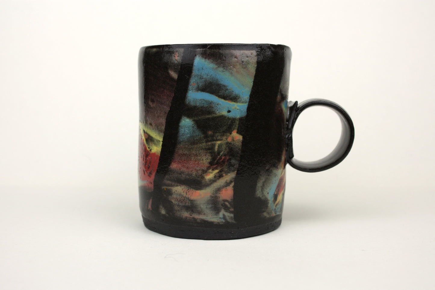 Aurora Borealis straight sided small mug