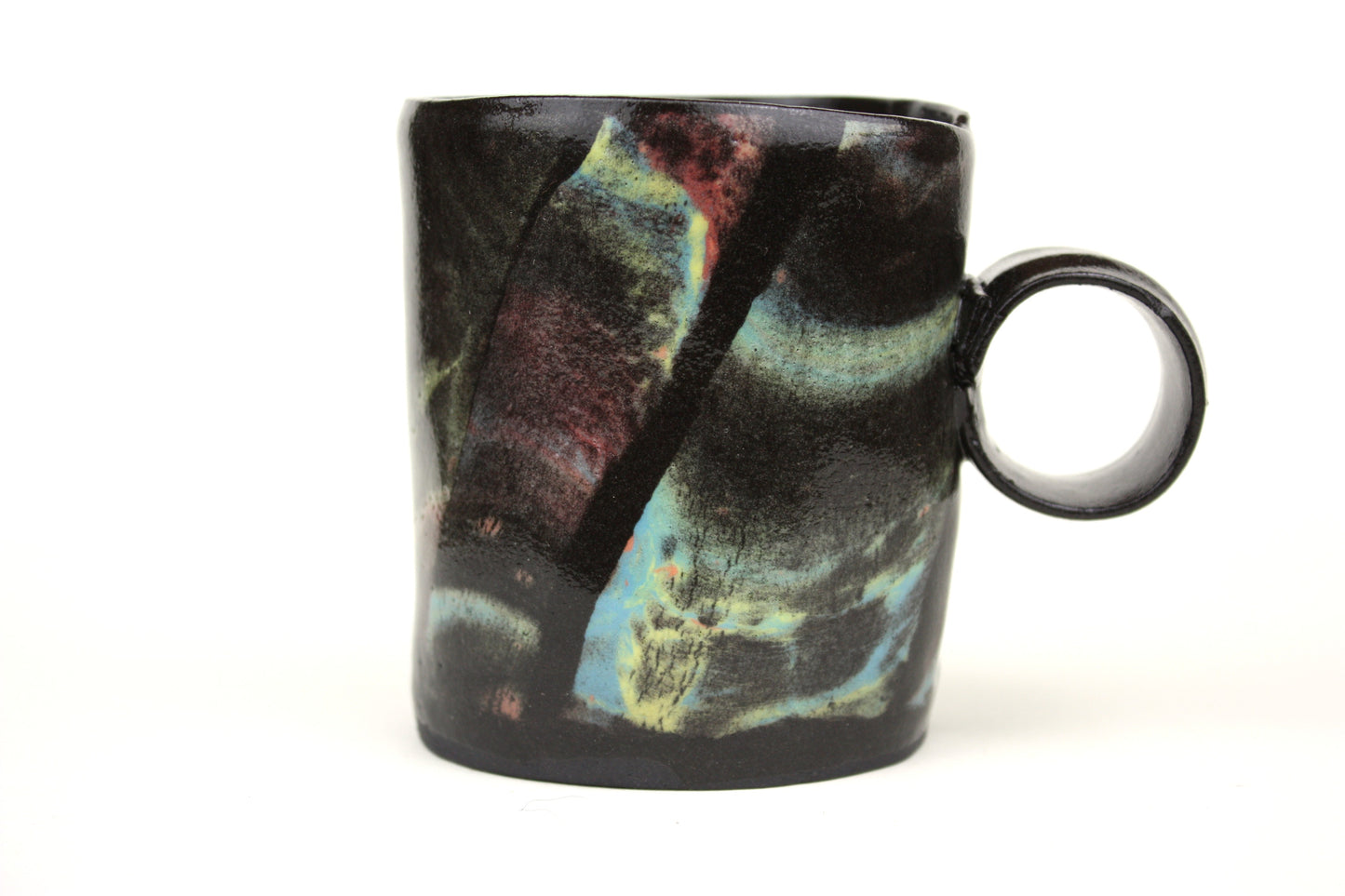 Aurora Borealis straight sided small mug