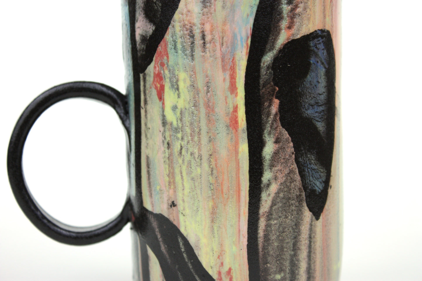 Colourful large tankard mug