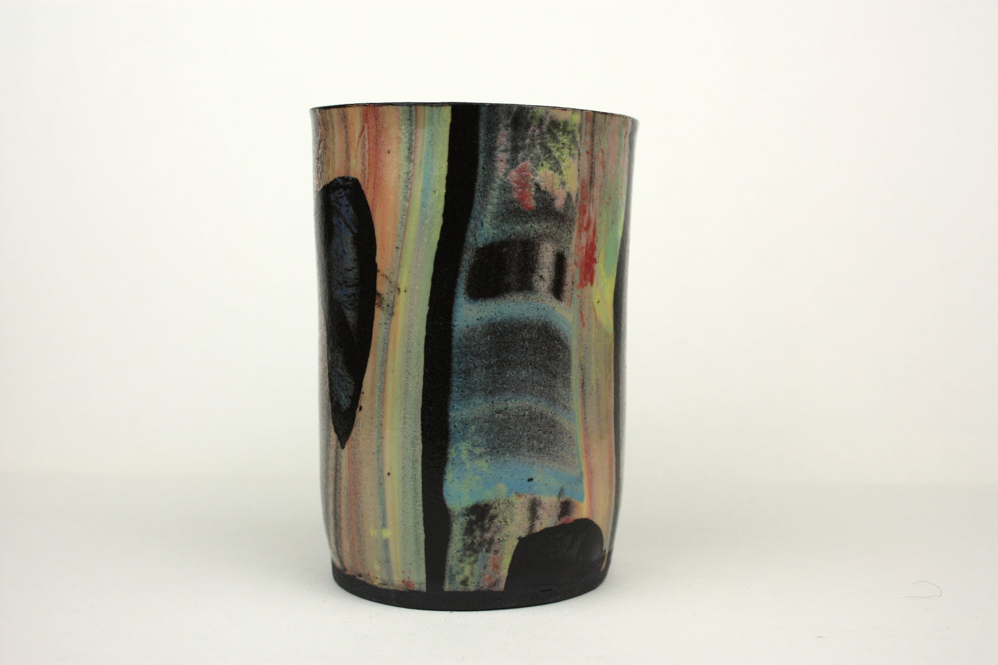 Colourful large tankard mug