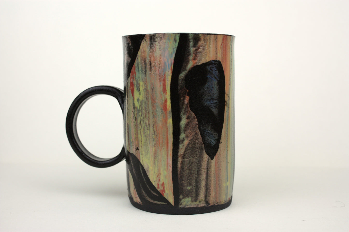 Colourful large tankard mug
