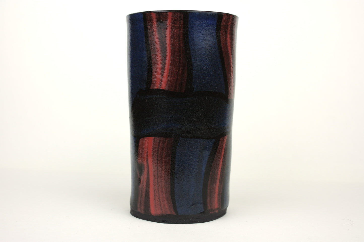 Blue and red tumbler