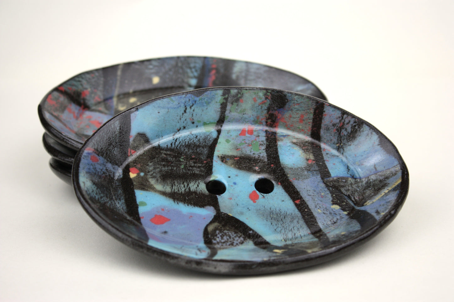 Colourful soap dish