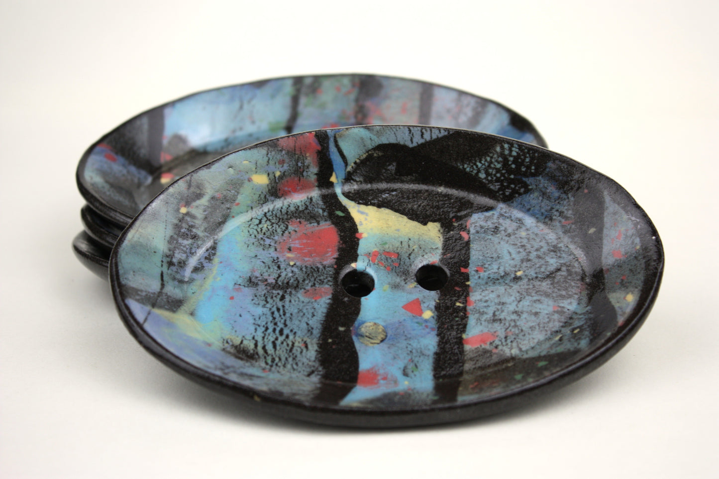 Colourful soap dish