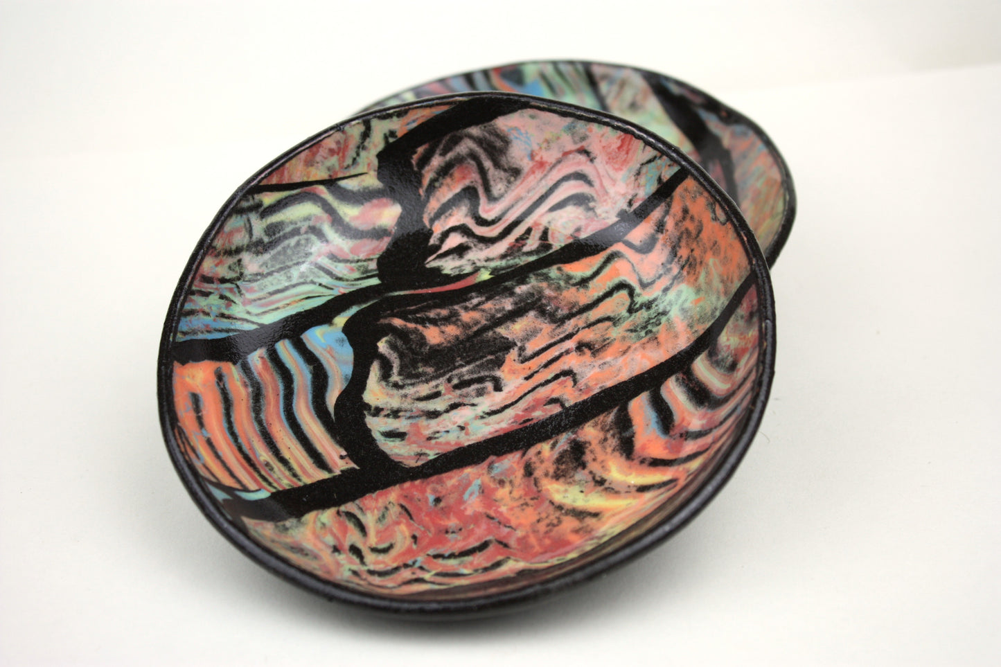 Small colourful plate