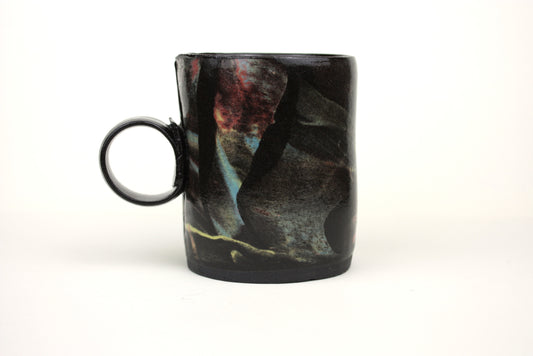 Aurora Borealis straight sided small mug