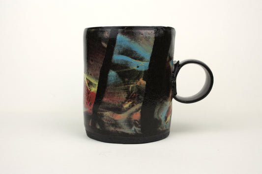 Aurora Borealis straight sided small mug