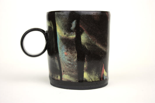Aurora Borealis straight sided small mug