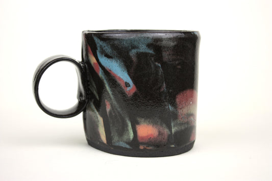 Aurora Borealis straight sided small mug