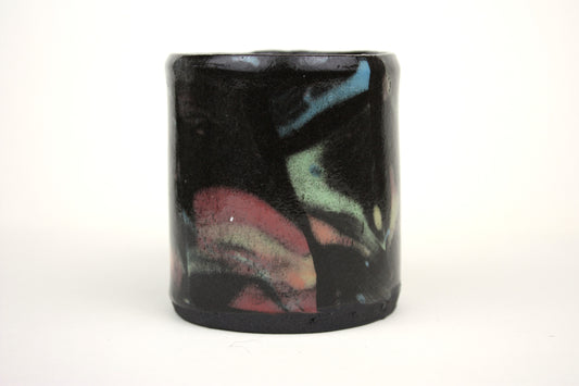 Aurora Borealis straight sided small mug
