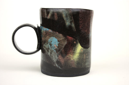 Aurora Borealis straight sided small mug