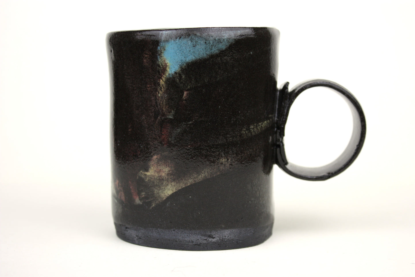 Aurora Borealis straight sided small mug