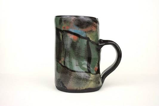 Expressive large tankard mug
