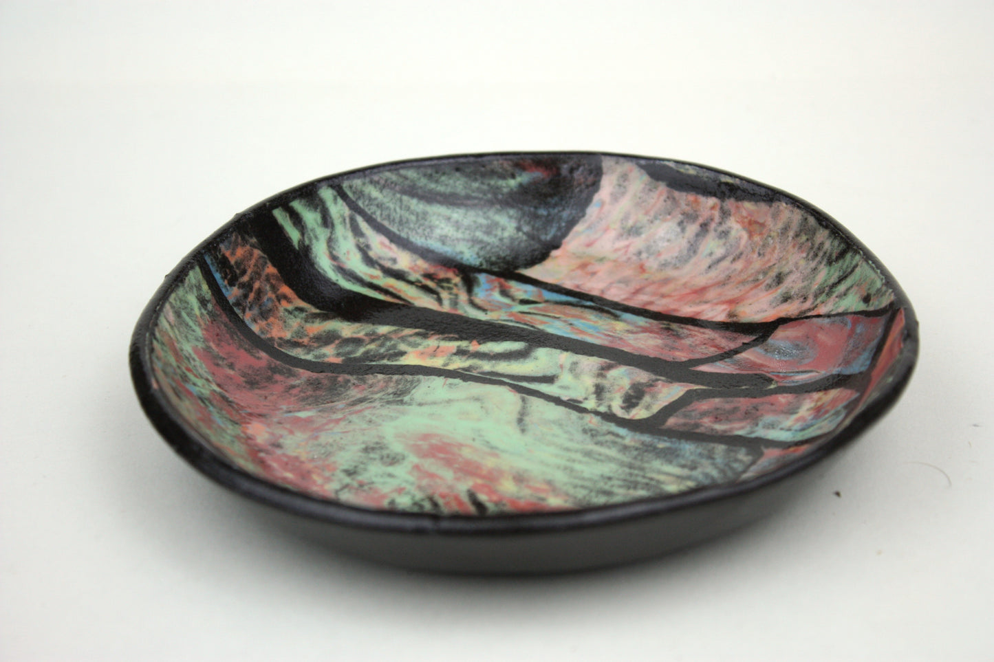 Small colourful plate