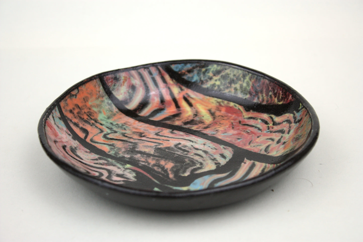 Small colourful plate